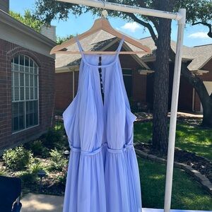 Periwinkle Azazie Dress